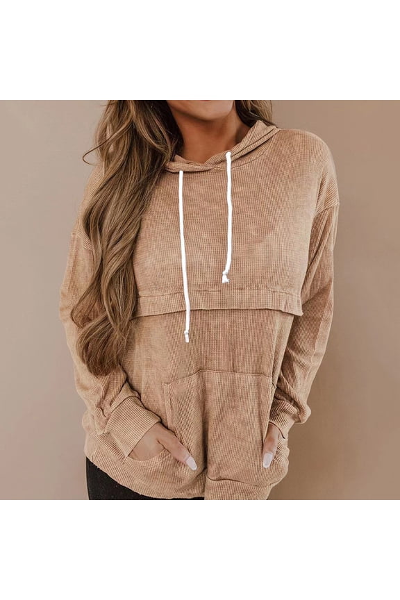 Women's Sweatshirts Hoodies Long Sleeve Hoodie Pullover Hoodie Sweatshirt Unisex HoodieRed Plain Sweatshirt Womens Fall Fashion College Wear