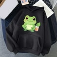 thumbnail image 1 of SIYUDAN Womens Hoodie Long Sleeve Hoodie Pullover Hoodie Sweatshirt Oversized Sweatshirt for WomenBlack Hoodie Y2k Fall Jackets Clothes for Women, 1 of 3