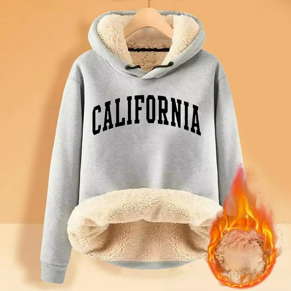 SIYUDAN Women's Sweatshirts Hoodies Long Sleeve Pullover Hoodie Sweatshirt Soft HoodieLight Gray Sweatshirts Fall Outfits women Fashion