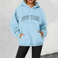 thumbnail image 1 of SIYUDAN Women's Sweatshirts Hoodies Long Sleeve Pullover Sweatshirts Cozy Sweatshirts for WomenHot Pink Hoodie Women Winter Outfits for Women 2025 Womens Clothes Trendy, 1 of 3