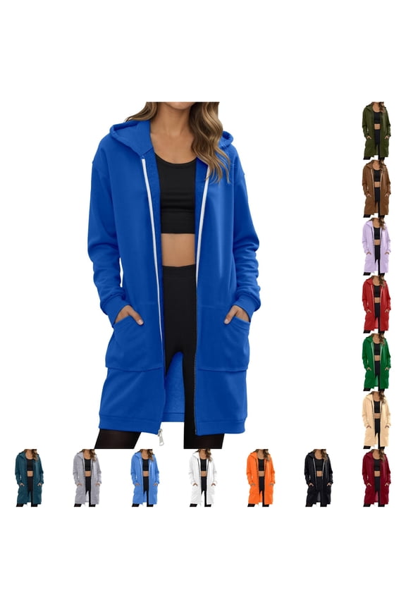 Womens High Waist Casual Pants Trousers Daily Gym Hiking Hooded Sweatpants Pockets Winter, Size S=1