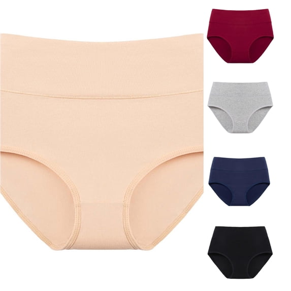 SIYUDAN Womens High Waisted Leak Proof Overnight Briefs Comfort Breathable Liner, Size S