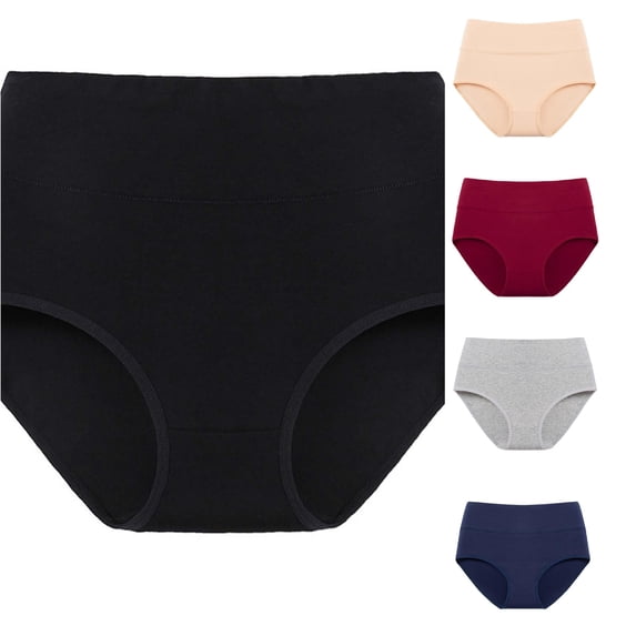 SIYUDAN Womens High Waisted Leak Proof Overnight Briefs Comfort Breathable Liner, Size XXL
