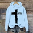 thumbnail image 1 of SIYUDAN Womens Hoodie Jesus Loves You Hooded Sweatshirts Graphic Letter Print Sweatshirt Oversized Hoodies For Women Pullover Fall Jacket Women Comfy Clothes For Women, 1 of 3