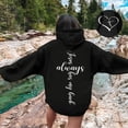 thumbnail image 1 of SIYUDAN Womens Hoodie Jesus Loves You Print Hooded Sweatshirts Letter Print Hoodies Oversized Hoodies For Women Pullover Fall Outfit Streetwear, 1 of 3