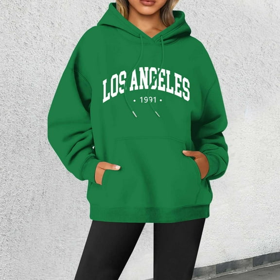 SIYUDAN Womens Hoodie Long Sleeve Hoodie Pullover Hoodie Sweatshirt Graphic Hoodies for WomenPurple Sweatshirt Womens Cute Winter Outfits for Women Casual Wear