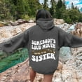 thumbnail image 1 of SIYUDAN Womens Hoodies Long Sleeve Pullover Sweatshirt Oversized Hoodie for WomenLight Gray Sweatshirt Womens Fall Sweatshirts Casual Wear, 1 of 4
