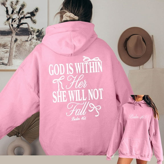 SIYUDAN Womens Hoodie Long Sleeve Womens Pullover Sweatshirt Oversized Hoodie for WomenGrey Plain Sweatshirt Fall Sweatshirts for Women Preppy Clothes Teen Girl