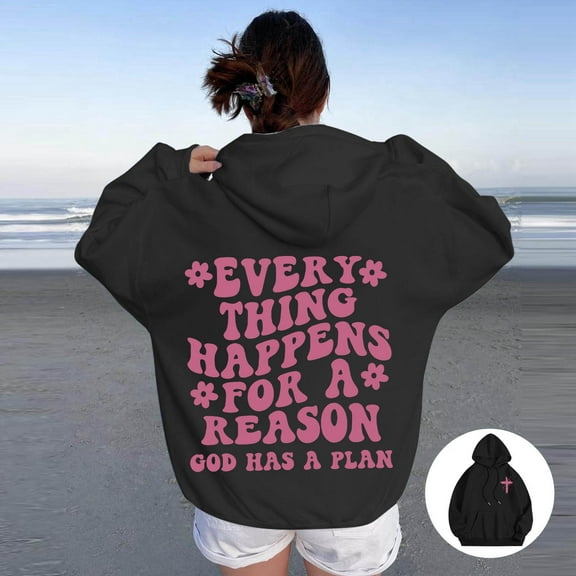 SIYUDAN Womens Hoodies Jesus Loves You Hooded Sweatshirts Graphic Hoodie Oversized Pullover Hoodies For Women Fall Fashion Cute Sweatshirt