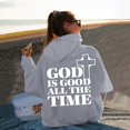 thumbnail image 1 of SIYUDAN Womens Hoodies Jesus Loves You Hooded Sweatshirts Letter Print Hoodies Oversized Womens Pullover Sweatshirts Womens Winter Tops Preppy Clothes, 1 of 3