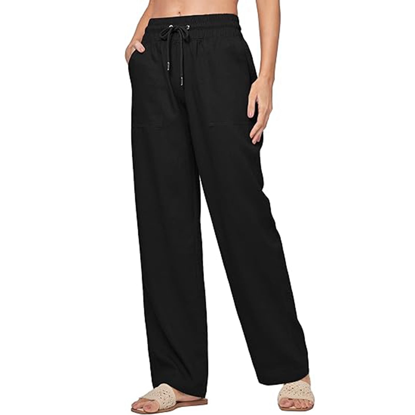 SIYUDAN Womens Pants Business Casual Outfits For Women Black Adult ...