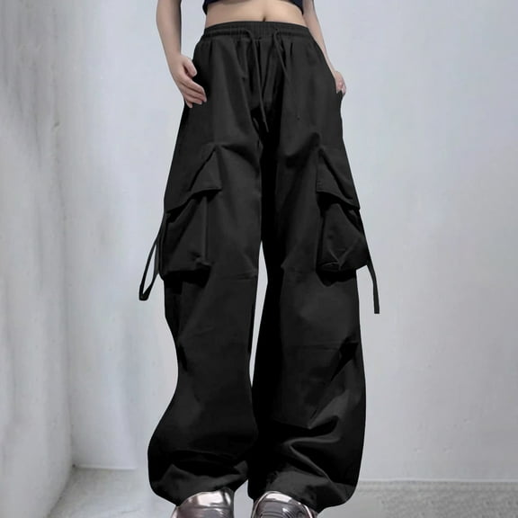 SIYUDAN Womens Pants Casual Pants For Women Black Adult Pants For Women Lightweight Summer Pants Women High Waisted Trousers Fall Pants For Women 2025