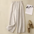 thumbnail image 1 of SIYUDAN Womens Pants Pants For Women Casual Beige Adult Yoga Pants Womens Comfy Work Pants Womens High Waisted Pants With Pockets Women Summer Pants, 1 of 2