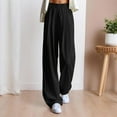 thumbnail image 1 of SIYUDAN Womens Pants Pants For Women Casual BlackAdult Work Pants Women Loose Pants Elastic Waist Pants For Women With Pockets Women Fall Pants, 1 of 4