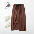 thumbnail image 1 of SIYUDAN Womens Pants Women Casual Pants Coffee Adult Womens Pants Comfy Fit Pants For Women Wide Leg Pants For Women Fall Pants For Women 2025, 1 of 3
