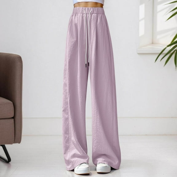 SIYUDAN Womens Pants Women'S Casual Pants Purple Adult Pants For Women Lounge Pants High Waisted Pants Womens Fall Pants