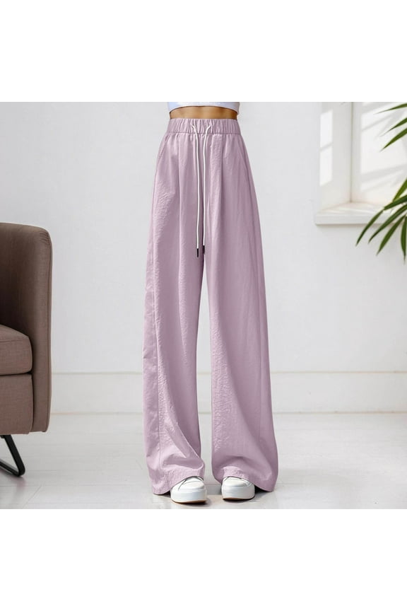 Womens Pants Women'S Casual Pants Purple Adult Pants For Women Lounge Pants High Waisted Pants Womens Fall Pants