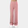 thumbnail image 1 of SIYUDAN Womens Pants Womens Pants Casual PinkAdult Yoga Pants Womens Lounge Pants Womens Wide Leg Pants Summer Pants, 1 of 4