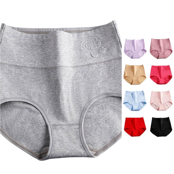SIYUDAN Womens High Waist Postpartum Panties Full Coverage Soft Comfort Briefs, Size XL