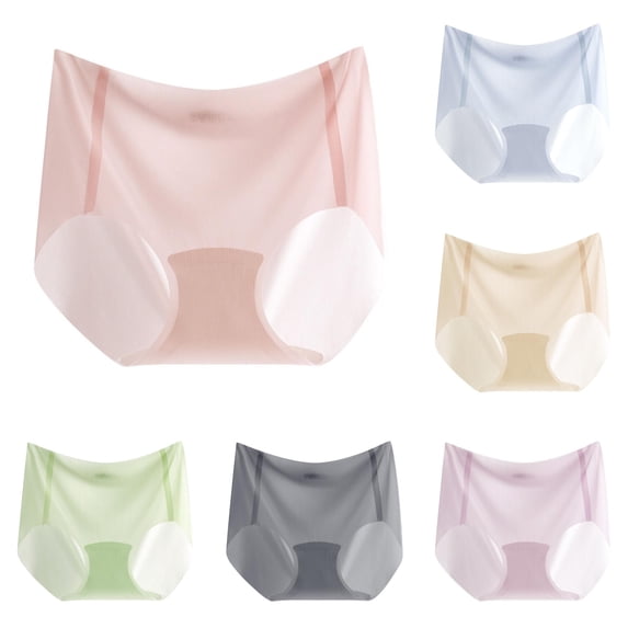 SIYUDAN Womens Seamless Mid Rise Brief Soft Breathable Invisibly SmoothOne Size