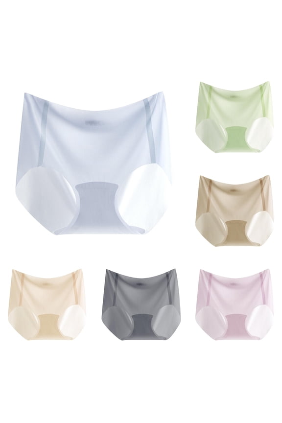 Womens Seamless Mid Rise Brief Soft Breathable Invisibly SmoothOne Size