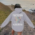 thumbnail image 1 of SIYUDAN Womens Sweatshirt Hoodies Christian Sweatshirts Letter Print Christian Sweatshirt Oversized Pullover Hoodies Fall Basics Street Style Clothes, 1 of 5