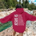 thumbnail image 1 of SIYUDAN Womens Sweatshirt Hoodies Jesus Loves You Sweatshirt Graphic Hoodie Oversized Pullovers For Women Womens Fall Clothing Womens Trendy Clothes, 1 of 4