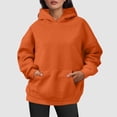 thumbnail image 1 of SIYUDAN Womens Sweatshirt Hoodies Long Sleeve Hoodie Womens Pullover Oversized Sweatshirt for WomenBrown Hoodie Womens Winter Tops College Wear, 1 of 4