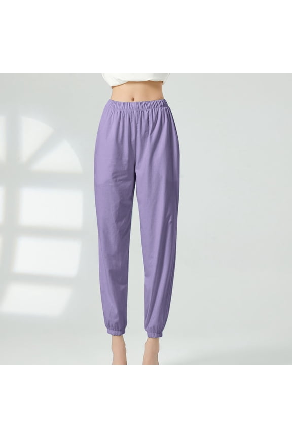 Womens Trousers Casual Pants Purple Adult Baggy Pants Women Loose Work Pants For Women High Waisted Pants Women Fall Pants