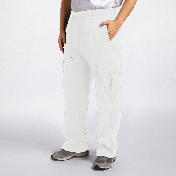SIYUDAN Womens Trousers Women'S Casual Pants WhiteAdult Pants Women Lounge Pants For Women Loose Fit Wide Leg Trousers Womens Capris For Summer