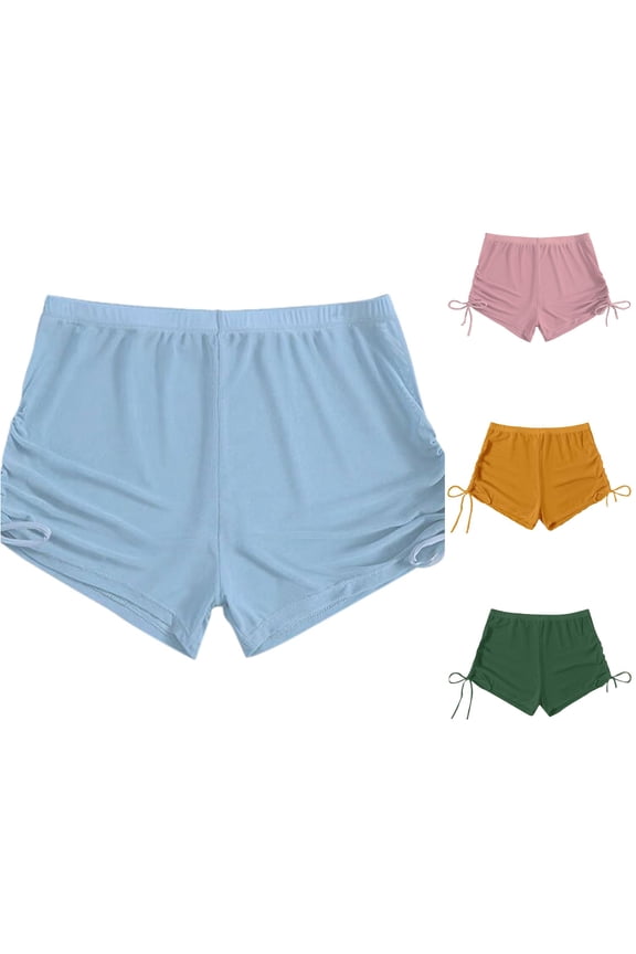 Womens Vintage Bikini Bottom Swimwear Briefs Side Tie Thong Bathing, Size S