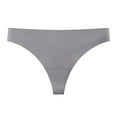 thumbnail image 1 of Seamless Women's Underwear Comfortable Bikini Style Soft Breathable Low Waist Thong for Everyday Use and Relaxation, 1 of 2