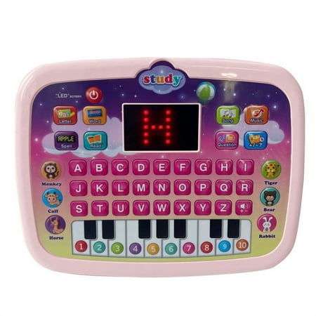 SIfdSeng Fire 8 Kids Tablet Led Screen Lighting Tablet Educational Toys for Children Learning Toys Children's English Early Education Machine Intelligent Toy Tablet Audio Point Reading Machine