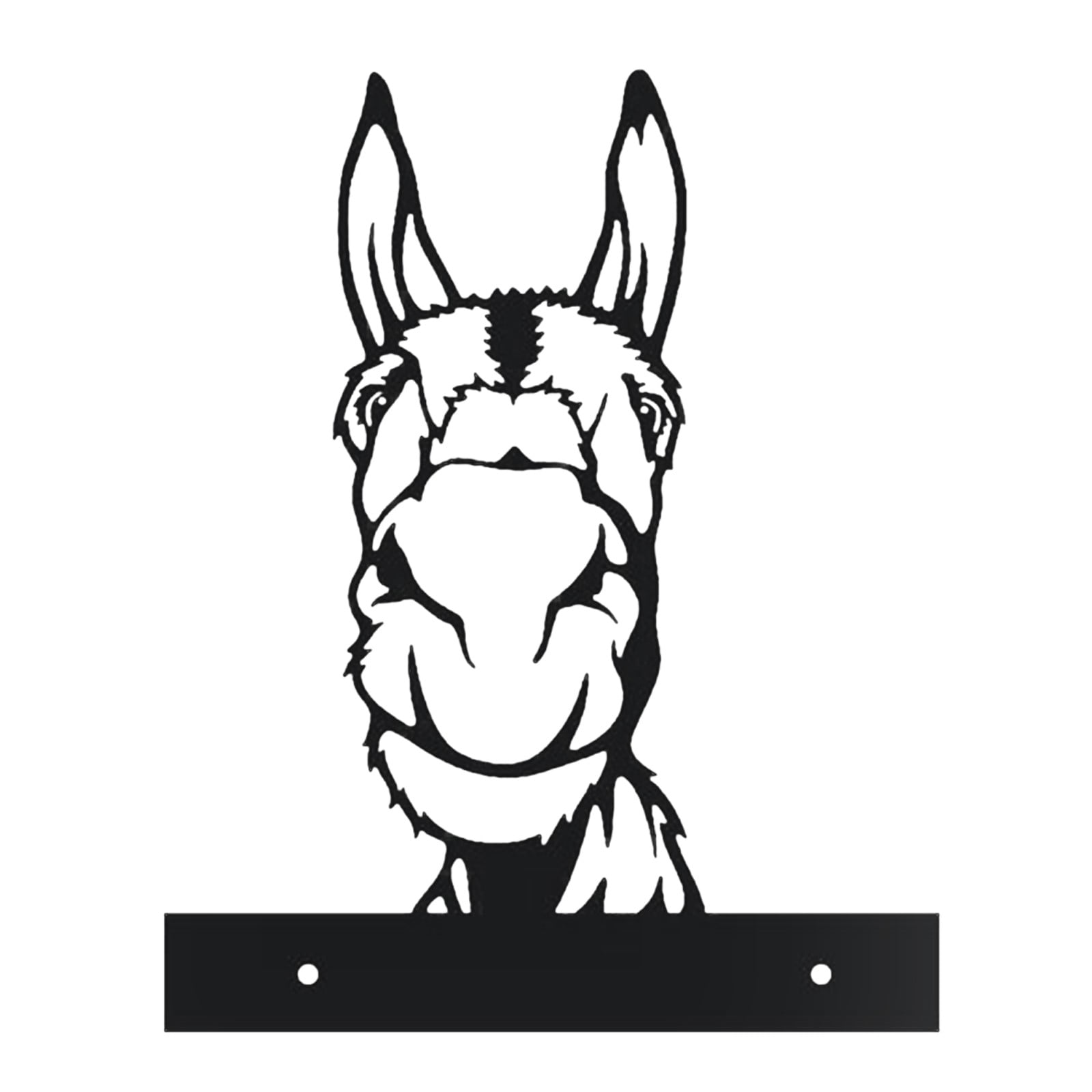 SIfdSeng Flower for Cemetery Farm Peeping Animal Metal Arts Outdoor