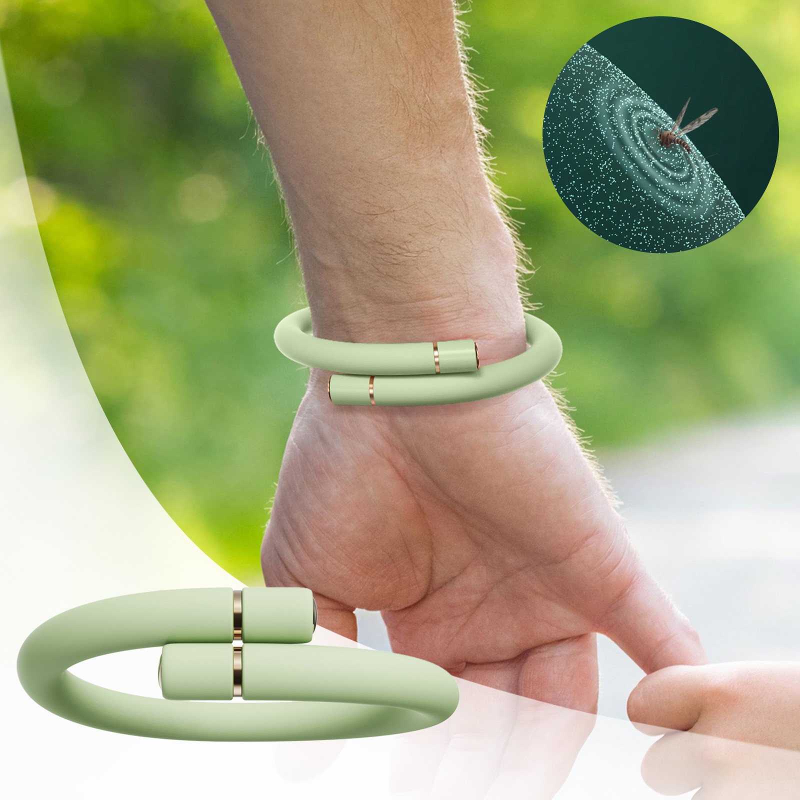 SIfdSeng Gnat Sticky Bracelets and Bands for Adults and Kids Deet Wristbands Outdoor Patio