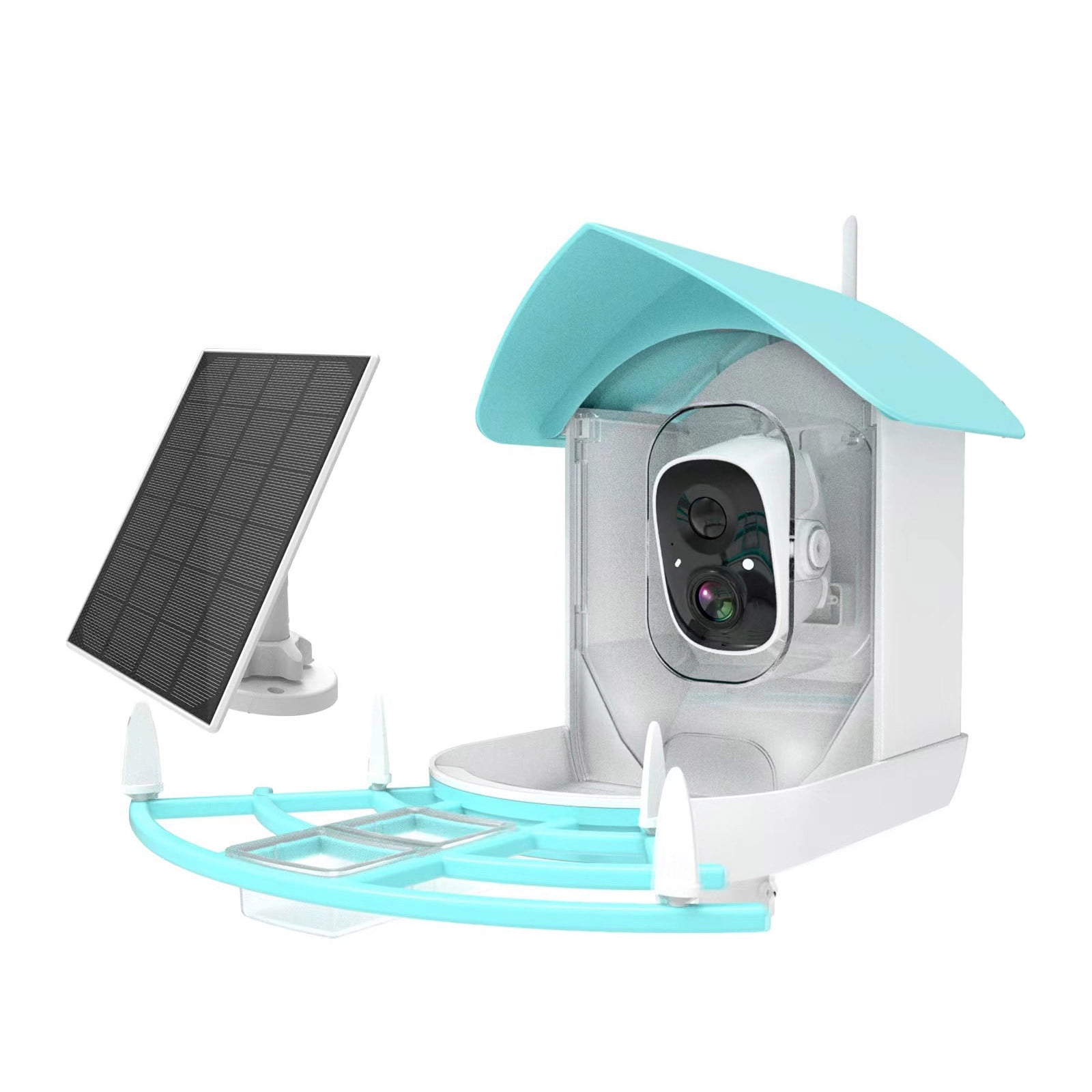 SIfdSeng Humming Feeder Bird Feeder Camera Ai Recognizes Birds for Bird Watching Wireless