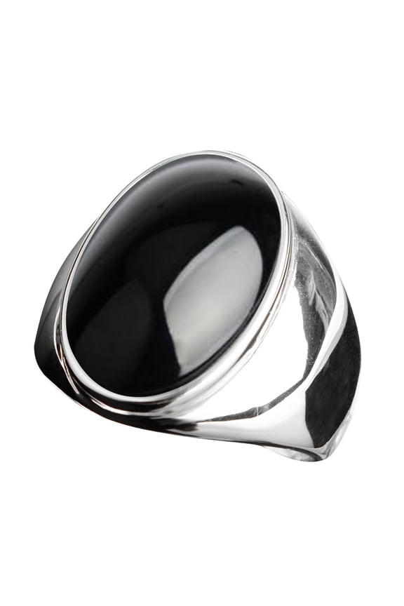 Rings for Men Stainless Steel Artificial Cat Eye Stone Ring Titanium Steel Ring