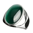 thumbnail image 1 of SIfdSeng Rings for Men Stainless Steel Artificial Cat Eye Stone Ring Titanium Steel Ring, 1 of 3