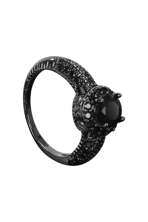 Tungsten Rings for Women Enhance Your Style with The Exquisite 6Mm Copper Black Ring a Distinctive and Fashion Forward Choice Cubic Zirconia Ring Princess Cut Pearl Ring Set Silver