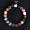 thumbnail image 1 of SIfdSeng Young Girls Jewelry Set 1 Pack Solar System Bracelet 7 Chakras Healing Natural Stone Bracelets for Women Men Stress Relief Yoga Beads Elastic Bracelet Bangle, 1 of 8
