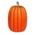 thumbnail image 1 of SIguan,1 PCS Artificial Pumpkins Faux Foam Pumpkins for Decorating Plastic Pumpkin Fall Decor for Autumn Thanksgiving Halloween Table Centerpiece Orange 5.9*8.66'', 1 of 8