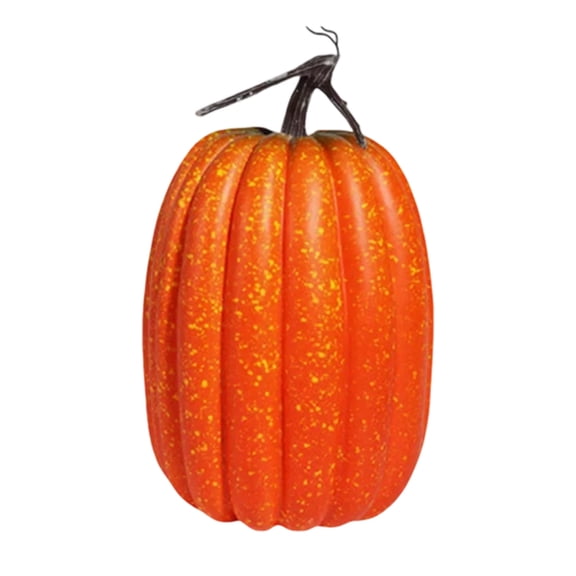 SIguan,1 PCS Artificial Pumpkins Foam Pumpkins for Decorating Pumpkin Fall Decor for Autumn Thanksgiving Halloween Table Centerpiece White 5.9*8.66''