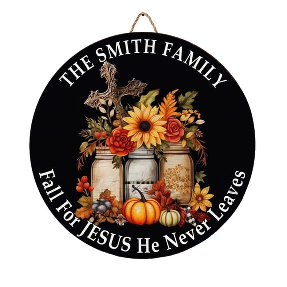 SIguan,Halloween Decorations Outdoor Personalized Pumpkin Wooden Sign, Pumpkin Sign for Fall Decor Living Room Farmhouse Harvest Hanging Sign Wall Decorations Black 11.41*11.41''