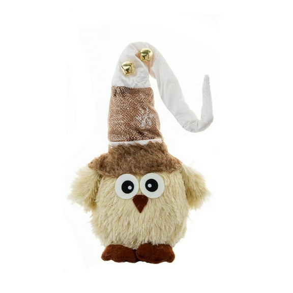 SIguan,Halloween Decorations Owl Toys with LED Light for Halloween Party Tabletop Sofa Bedroom Window Display White 4.72*15.74''