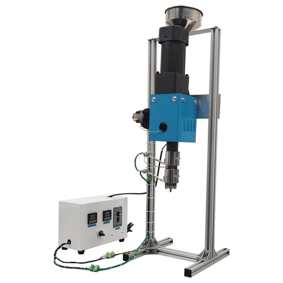 SJ25 Vertical Single Screw Plastic Extruder Single Screw Extruder 3D Printing Filament Extruder 110V