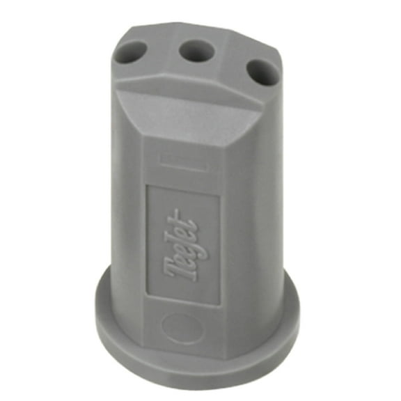 TeeJet StreamJet Solid Stream Fertilizer Spray Nozzles, 3 Hole, Gray - SJ3-06-VP