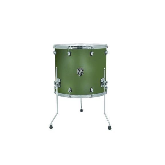 SJC Drums Navigator Floor Tom 16"x18" - Olive Green