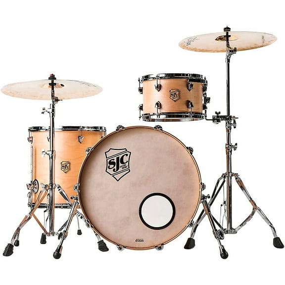 SJC Drums Tour Series 3 Piece Maple Shell Pack, 8"x12", 16"x16", 18"x22"