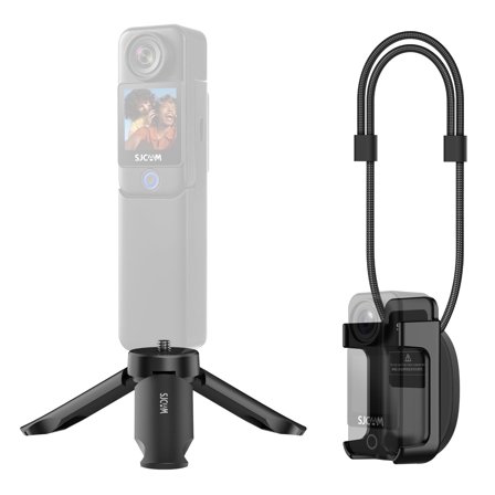 SJCAM C300 Accessories Kit, Magnetic & Triangular Mounting Brackets with Lanyard Clip for Wearable and Stand Shooting - Perfect for Action Camera Vlogging, First & Third Person Perspective