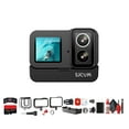 thumbnail image 1 of SJCAM SJ20 Dual Lens Action Camera with Dual Screens, 6‑Axis Stabilization, and Night Vision, Bundle Including: 64GB Micro SD Card, Card Reader, Card Wallet, and USB‑C Adapter, 1 of 6